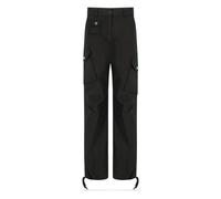 Ganni - Pantalon Cargo Coton Stretch - Femme - Pantalons - Noir - Taille: 38 FR