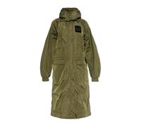 Ganni - Parka ample à capuche - Femme - Manteaux - Vert - Taille: 38 FR