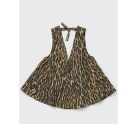 Ganni Printed Stretch Cotton A-line Top women Tops & Tanks black|brown taille: XS