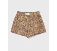 Ganni Printed Stretch Cotton Elasticated Shorts women Casual Shorts brown taille: M