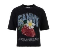 Ganni - Pull en Alpaga - Femme - Pulls - Noir - Taille: 40 FR