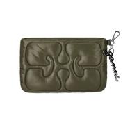 Ganni - Quilted Re-Tech Pouch - Femme - Accessoires - Vert - Taille: ONE Size
