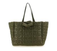 Ganni - Quilted Re-Tech XXL Tote - Femme - Sacs - Vert - Taille: ONE Size