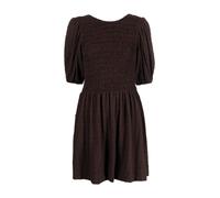 Ganni - Robe Mini Smock Marron - Femme - Robes - Brun - Taille: 42 FR