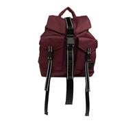 Ganni - Sac à dos avec écusson logo - Femme - Sacs - Rouge - Taille: ONE Size