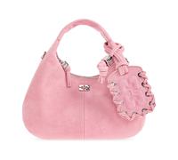 Ganni - Sac à main en cuir - Femme - Sacs - Rose - Taille: ONE Size