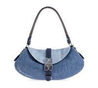 Ganni - Sac B-Kat en denim - Femme - Sacs - Bleu - Taille: ONE Size