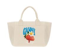 Ganni - Sacs porté épaule - Femme - Sacs - Beige - Taille: ONE Size