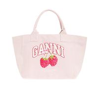 Ganni - Sac Shopping Medium - Femme - Sacs - Rose - Taille: ONE Size
