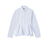 Ganni - Short Shirt 0824 - Femme - Blouses et Chemises - Bleu - Taille: 40 FR