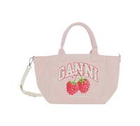 Ganni - Small Easy Shopper - Femme - Sacs - Rose - Taille: ONE Size