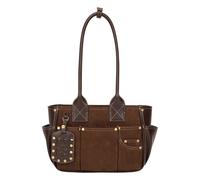 Ganni - Small Posy Bag - Femme - Sacs - Brun - Taille: ONE Size