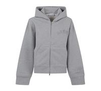 Ganni - Sweat à capuche zippé à double sens - Femme - Sweatshirts et sweats à capuche - Gris - Taille: 42 FR