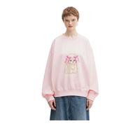 Ganni - SweaT-shirt Poodle - Femme - Sweatshirts et sweats à capuche - Rose - Taille: 40 FR