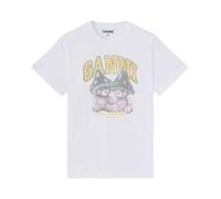 Ganni - T-shirt - Femme - Tops - Blanc - Taille: 40 FR
