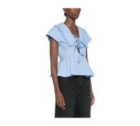 Ganni - Top - Femme - Tops - Bleu - Taille: 36 FR