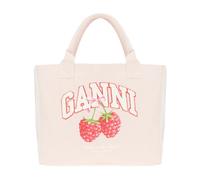 Ganni - Tote Bag - Femme - Sacs - Blanc - Taille: ONE Size