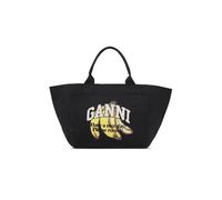 Ganni - Tote Bag - Femme - Sacs - Noir - Taille: ONE Size