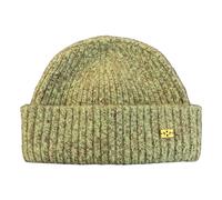 Ganni, unisex, Accessoires, Vert, Taille: ONE Size Melange Brushed Beanie
