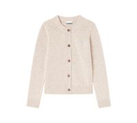 Ganni - Wool Mix Cardigan - Femme - Pulls - Beige - Taille: 42 FR