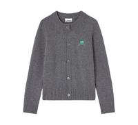 Ganni - Wool Mix Cardigan - Femme - Pulls - Gris - Taille: 42 FR