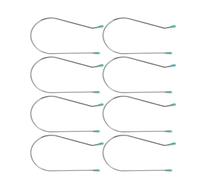 GANPUB Lot de 8 clips de rechange argentés pour bigoudis à chaud, rouleaux de fixation pour rouleaux chauds de 5,1 cm, clips de rechange pour outils de coiffure et appareils