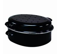 GANSBRAETER Gansbräter "Gourmet" GBCS42 42Cm Émaillé Bräter Schmortopf Neuf