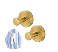 Gansci De Salle De Bain - 2 Pc Gani Mural En Acier Inoxydable, Support De Serviette, Accessoire De Stockage Multifonctionnel | Manteau Solide Pour L'organisation À La Maison Du