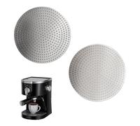 Gansdnek 2 Pièces Passoire à Expresso 51 mm, Écran à Expresso en Acier Inoxydable 304, Maille Nid D'abeille, Double Couche, Tamis à Expresso 0,8 mm D'épaisseur pour Porte-filtre Barista Accessoires