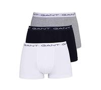 GANT 3-pack Trunk Boxer-Homme-Gris (Grey Melange 93)-Small
