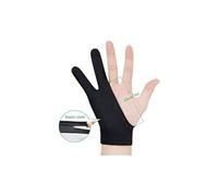 gant à deux doigts pour tablette graphique - accessoire artiste professionnel noir,taille l