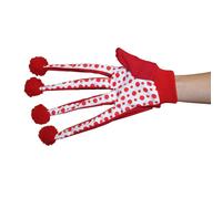 Gant à jouer pour chat avec bruitage Kerbl Till Rouge 33 cm