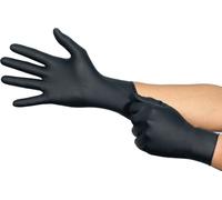 Gant à usage unique MicroFlex 94-242 taille M noir nitrile EN374 PSA III ANSELL 94242080