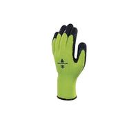 Delta Plus – Gants de travail Apollon VV735 – Latex, doublure thermique – Jaune/Noir Taille L