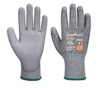 Gant anti-coupure A622 paume PU MR Gris T.S Portwest