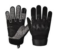 Gant Anti Coupure, Gants tactiques anti-coupures for hommes, doigts longs, for l'entraînement et les sports de plein air, protection en microfibre résistante à l'usure(Xl)