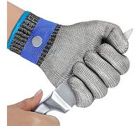 Gant Anti Coupure WXYZ Gants résistants à la Coupe en métal de Protection de la Grade 5, Cuisine Alimentaire, Jardin, Gants de Travail de boucherie (Size : 1pcs/XL)