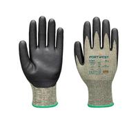 Portwest A784 Gant Arc Grip 18C Niveau 1 Vert/Noir - Taille S