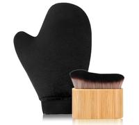 Gant Autobronzant Corps et Visage 2 en 1 Gant Applicateur Autobronzant Gant pour Autobronzant Gants Autobronzant Gant Brosse Autobronzante, Kit Autobronzant pour Lotion, Autobronzant,Visage, Corps
