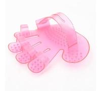 Gant Bain pour Animaux, Massage, Rose (40g) | Structure légère, Outil brossage, Hygiène quotidienne, Pour utilisateurs à domicile