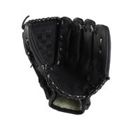 Gant Baseball Gant de Baseball Softball Pratique Taille 10.5/11.5/12.5 Main Gauche for Enfant Jeune Adulte Homme Femme Train(Black,12.5 inches)