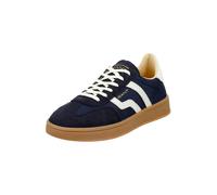 GANT Baskets basses 'Cuzima' bleu foncé / or / blanc, Taille 37