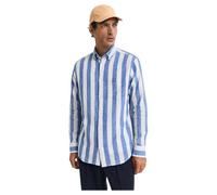 GANT Bold Stripe Regular Fit Long Sleeve Shirt 2XL