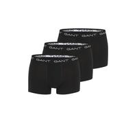 Boxer Gant Trunk noir pur (3 unités) - S