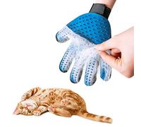 Gant Brossage Chat,Gant Chat Poil Gant de Toilettage en Silicone 4 en 1 pour Chien/Chat, Gant Brosse Chat Chiens, Gant de Toilettage pour Animaux de Compagnie, Brosse Poils Animaux Longs et/ou Courts