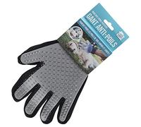 Gant Brosse Anti-Poils. Enlève et Ramasse Les Poils de Vos Animaux de Compagnie en Leur Faisant Un Massage. Chien, Chat, Lapin, etc. Couleur aléatoire. Taille Unique Ajustable grâce à Son Scratch.