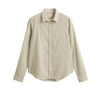 Gant - Camicia classica in popeline a righe - Femme - Blouses et Chemises - Beige - Taille: 44 FR