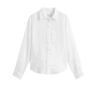 Gant - Camicia di lino regular fit - Femme - Blouses et Chemises - Blanc - Taille: 46 FR