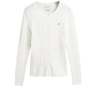 GANT Cardigan Femme en coton élastique Eggshell L