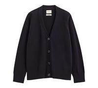 Gant - Cardigan en laine d'agneau superfine - Femme - Pulls - Bleu - Taille: 38 FR